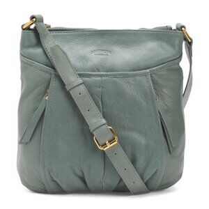AMERICAN LEATHER CO. Leather Lennie Double Entry Crossbody